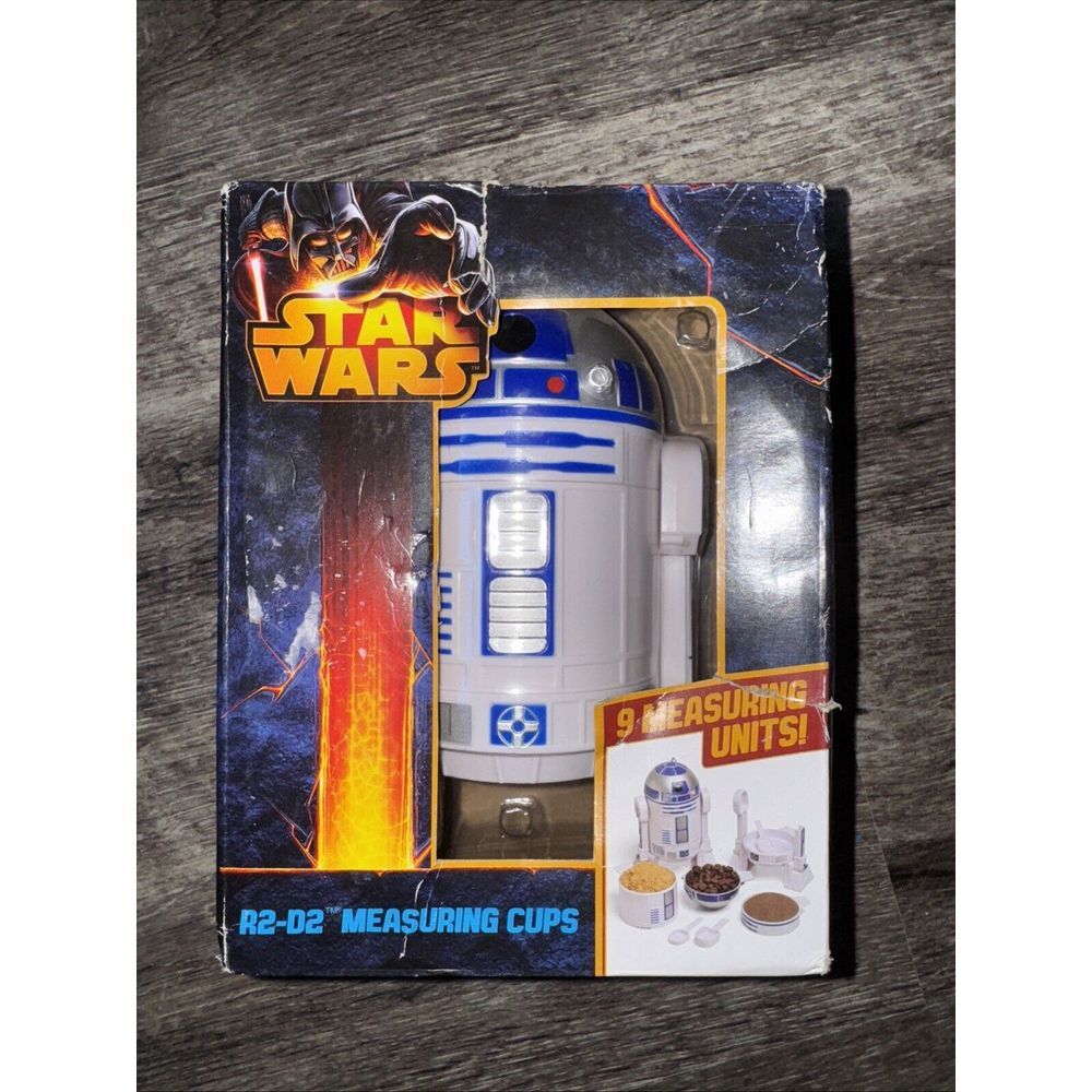 Disney Star Wars R2-D2 Measuring‎ Cups 9 Measuring Units ThinkGeek NEW